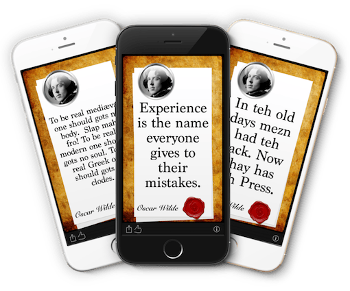 Texts From Oscar Wilde